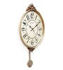 Gold Plastic Crack Pendulum Clock