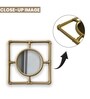 Gold Plastic (Set of 2) Wall Mirror