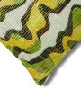 Gold Polyester Abstract 16x16 inches Cushion Covers Set of 3