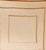 Gold Polyester Blend Geometric 16x16 inches Cushion Cover
