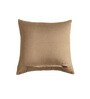 Gold Polyester Blend Geometric 16x16 inches Cushion Cover