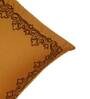 Gold Traditional Polyester Blend 16 x 16 Inch Cushion Cover