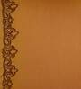 Gold Traditional Polyester Blend 16 x 16 Inch Cushion Cover