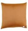 Gold Traditional Polyester Blend 16 x 16 Inch Cushion Cover