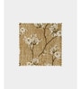 Gold Polyester Floral 7Ft Semisheer Eyelet Door Curtain (1 Pc)