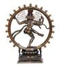 Gold Polyresin and Bronze Dancing Nataraja Idol