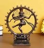 Gold Polyresin and Bronze Dancing Nataraja Idol
