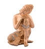 Gold Polyresin Buddha On Knee Polyresin Showpiece Idol