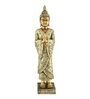 Living Essence Gold Polyresin Fio Praying Buddha Cape Buddha