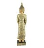 Living Essence Gold Polyresin Fio Praying Buddha Cape Buddha