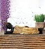 Gold Polyresin Handcrafted Decorative Reclining Lord Buddha Idol Idol