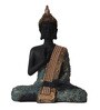 Gold Polyresin Handcrafted Meditating Blessing Buddha Idol