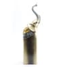 Gold Polyresin Large Elephant Jali LED Showpiece
