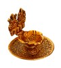 Gold Polyresin Laxmi & Lord Ganesha Idol
