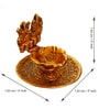 Gold Polyresin Laxmi & Lord Ganesha Idol