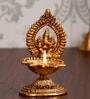 Gold Polyresin Lord Ganesha Idol