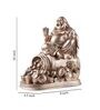 Gold Polyresin Premium Laughing Buddha Figurine