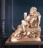Gold Polyresin Premium Laughing Buddha Figurine