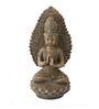 Living Essence Gold Polyresin Zen Praying Buddha Idol