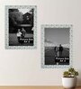 Gold Polysynthetic Wood Textured Designed Photo Frames Wall Mount