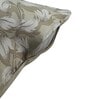 Gold Floral Poly Viscose 16 x 16 Inches Cushion Covers (Set of 2)