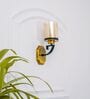 Gold Porto Single Light Wall Light