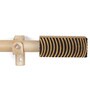 Gold Powder Coated Iron Curtain Rod (48 to 88 Inches) With Bracket