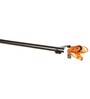 Gold Powder Coated Iron Curtain Rod (48 to 88 Inches) With Bracket