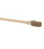 Gold Powder Coated Iron Curtain Rod (48 to 88 Inches) With Bracket