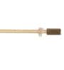 Gold Powder Coated  Iron Curtain Rod (84 to 144 Inches) With Bracket