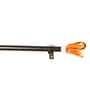 Gold Powder Coated  Iron Curtain Rod (84 to 144 Inches) With Bracket