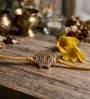 Gold Premium Ik Onkar Handmade Rakhi With Anchor Non-Bleeding Cotton Thread