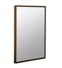 Gold Rectangular  Aluminium Mirror