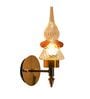 Exemplary Black and Gold Metal and Glass Wall Sconces