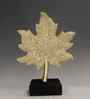 Gold Resin & Metal Maple Leaf