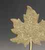 Gold Resin & Metal Maple Leaf