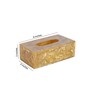 Gold Resin Tissue Holder