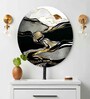 Gold Scape Matte  Finish Abstract Canvas Wall Art