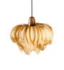 Gold Sculpted Banana Paper Single Hanging Light