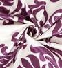 Purple Traditional Polyester 5 Ft Semisheer Eyelet Window Curtains (Set of 2)