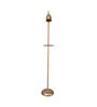 Hudson Gold Cotton Fabric Shade Shelf Floor Lamp With Metal Base