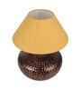Gold Shade Table Lamp With Metal Base