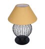 Gold Shade Table Lamp With Metal Base
