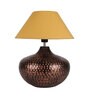 Gold Shade Table Lamp With Metal Base