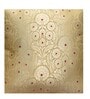 Gold Silk blend Woven Traditional Brocade 16x16 inches Cushion Covers (Set of 2)