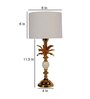 Gold Single Leaf  Table Lamp
