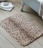 Gold Solid Polyester 28x20 Inches AntiSkid Bath Mat