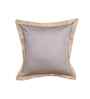 Gold Solid 400 TC Cotton 2 Pillow Case Euro Set