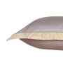 Gold Solid 400 TC Cotton 2 Pillow Case Euro Set