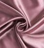 Rose Gold Solid 400 TC Satin King Fitted Bedsheet with 2 Satin Pillow covers